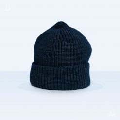 Rollmütze Uwe Schurwolle - marineblau