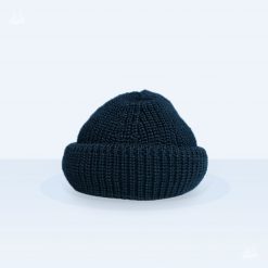 Tellermine Schurwolle - marineblau