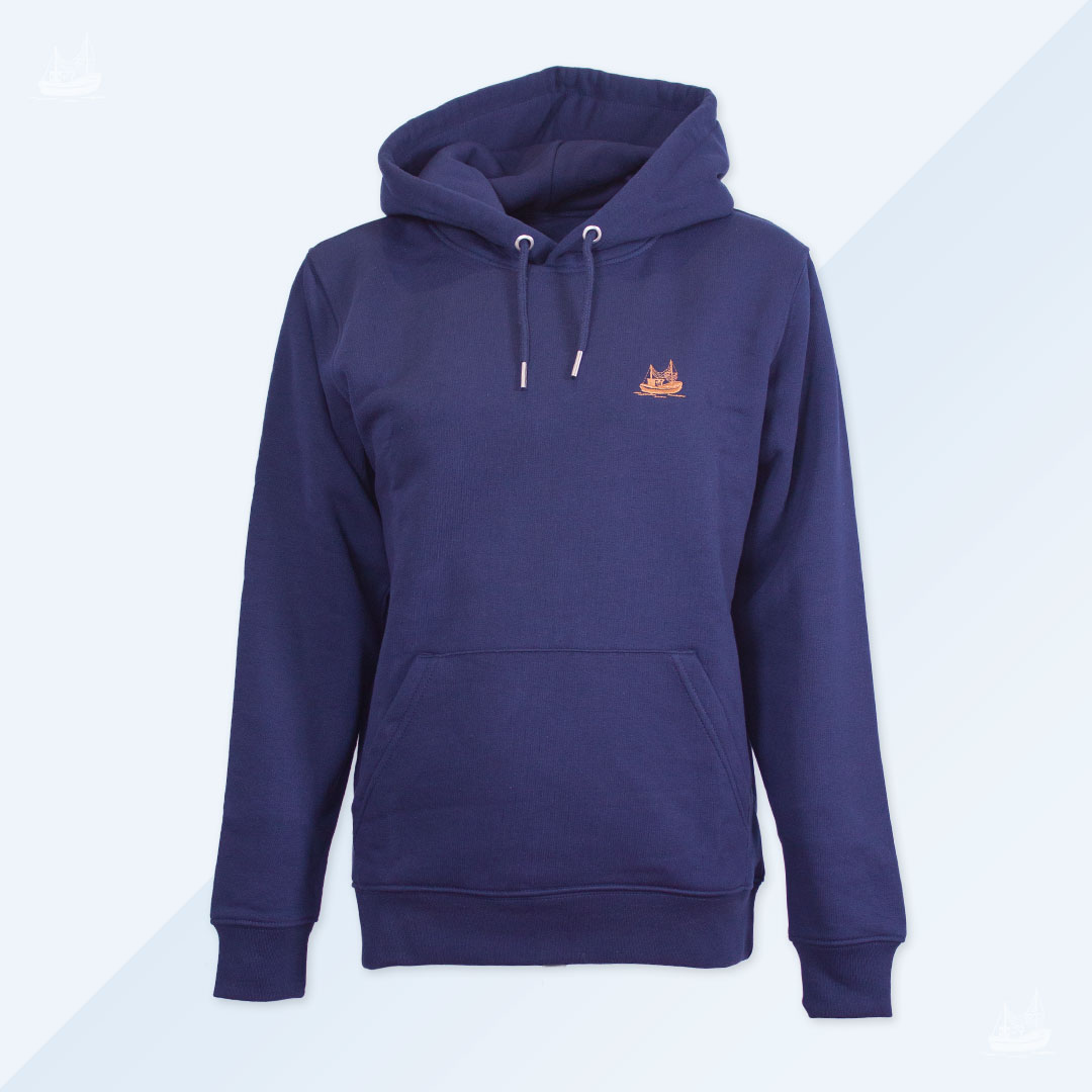 Hoodie Kapuzenpullover Unisex Marineblau