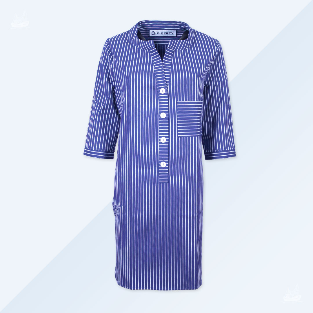 Tunika blau breit gestreift