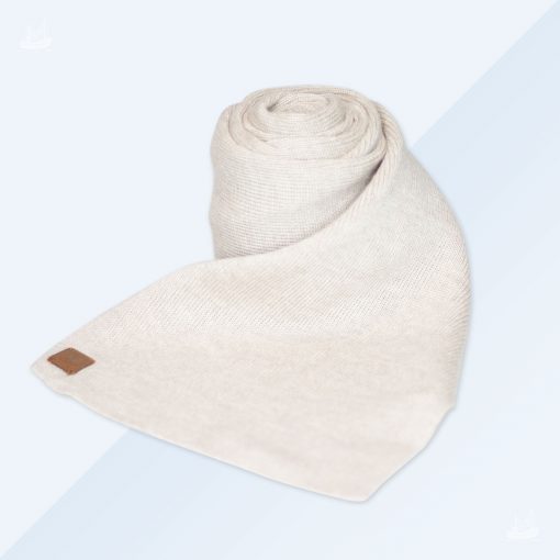 Merinoschal - Feinstrick - Beige