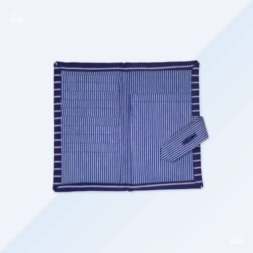 Portemonnaie - Blau breit gestreift1