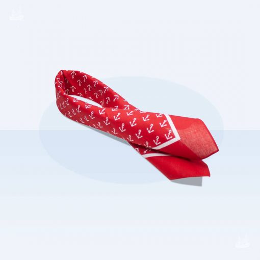 Tuch Anker 55x55cm - rot