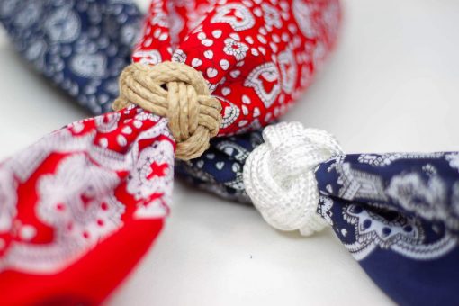 Knoten mit Tuch